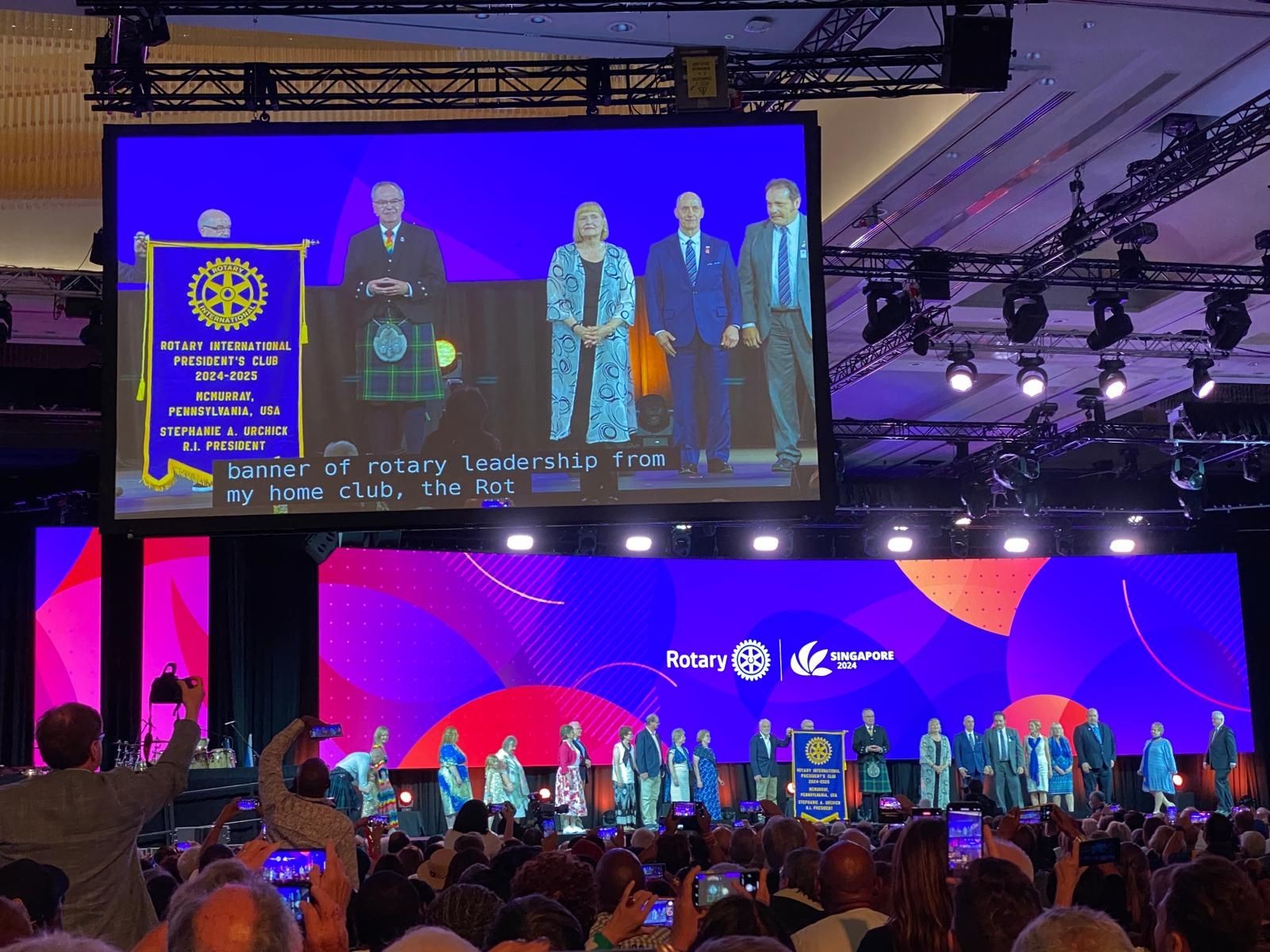 Die Rotary International Convention fand dieses Jahr in der asiatischen Metropole Singapur statt