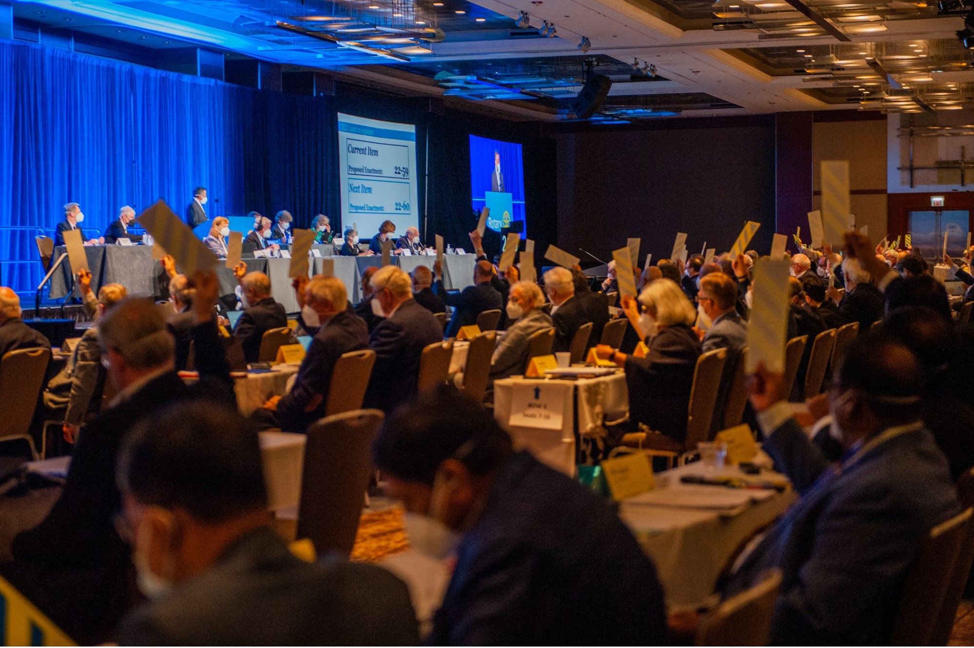 Der Gesetzgebende Rat (COL) von RI im Großen Ballsaal des Hyatt Regency in Chicago, USA. Bild: rotary.org