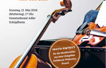 Con il Concerto di beneficenza del 12 maggio 2024 il RC Entlebuch sostiene «Telefono Amico».